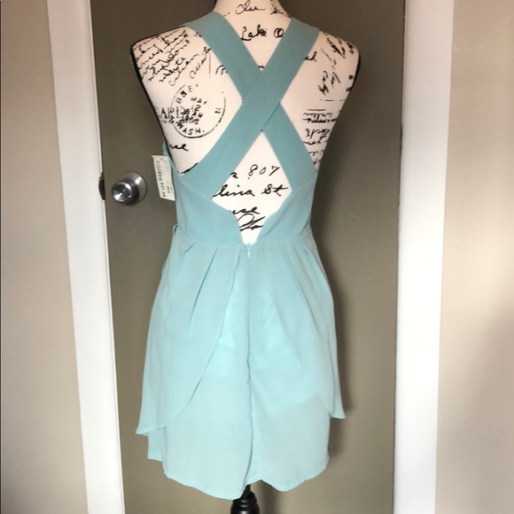 NWT Mint green mini dress - Picture 2 of 5